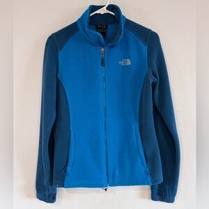 The North Face Women's Two-Tone Blue and Teal Fleece Jacket SP